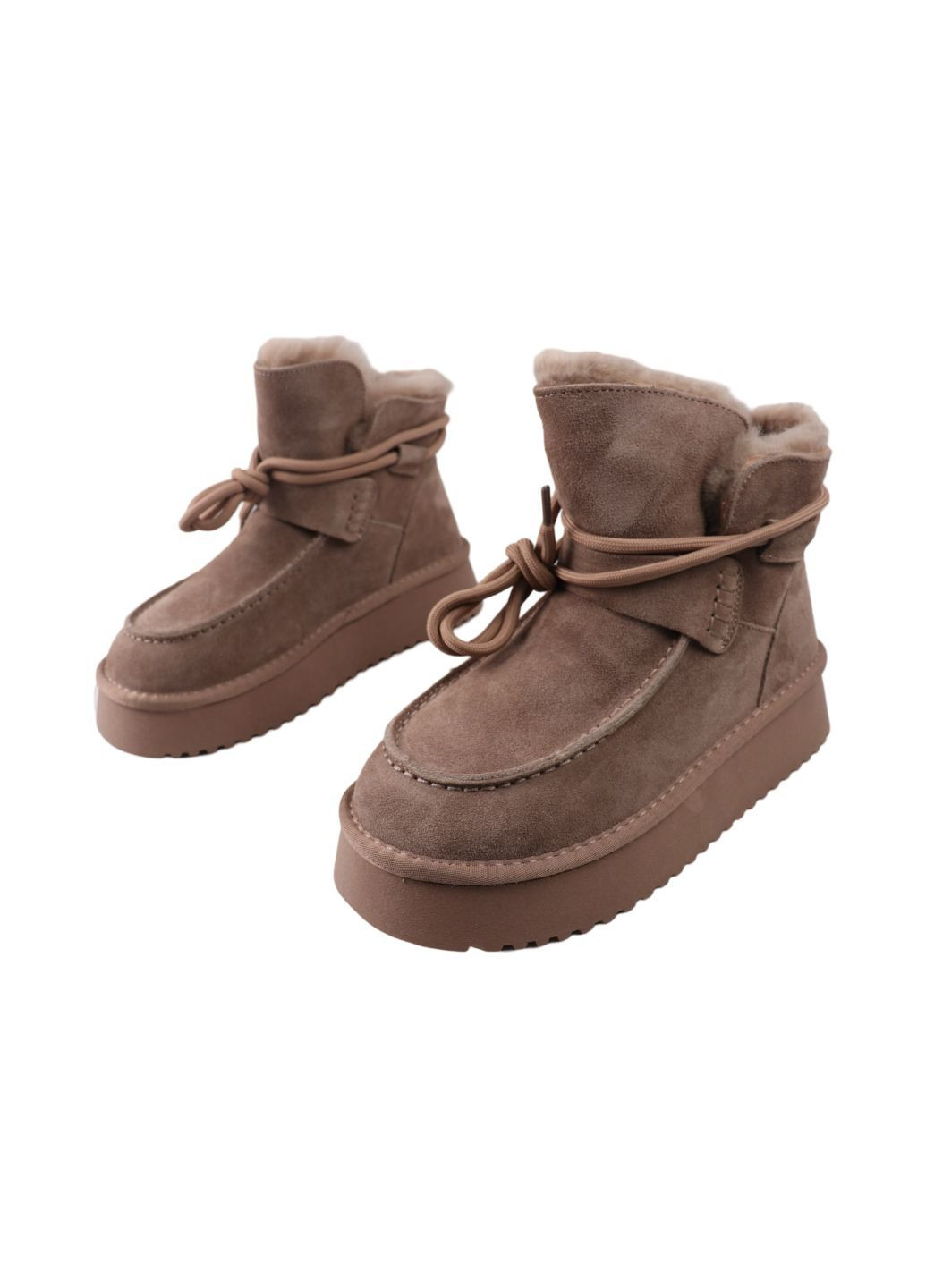 Угги жіночі капучіно натуральна замша Sorte Lady 156-25ZU (307078873)