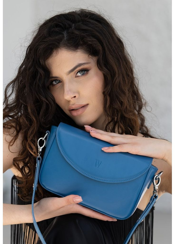Женская кожаная сумка Molly ярко-синяя The Wings (348358878)
