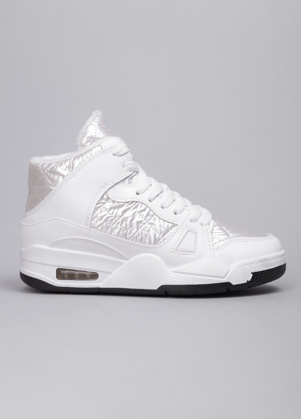 Белые дутики женские к715-1 белые зимние 338794 Power со шнурками