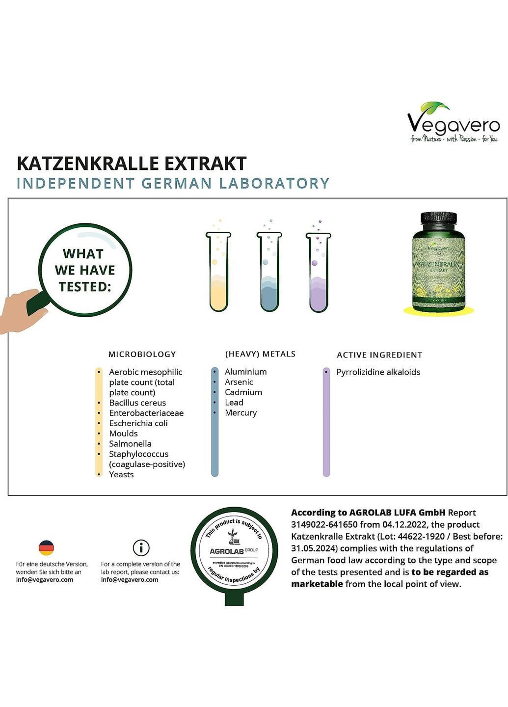 Котячий кіготь 500 мг ® - 120 капсул Vegavero (299717751)