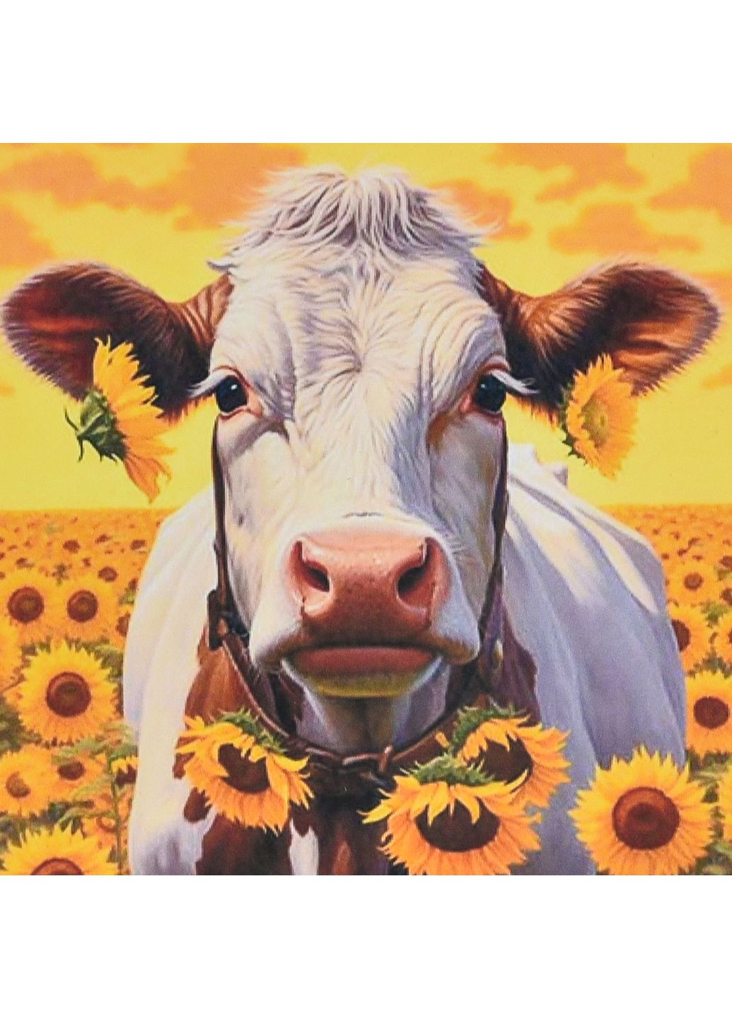 Алмазная мозаика "Корова на фоне природы" см для творчества, декор, картина. Strateg (369760502)