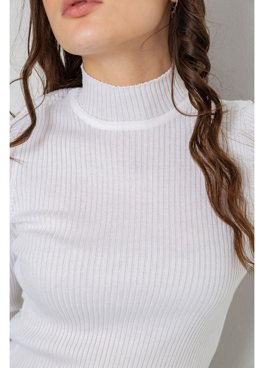 Білий водолазка жіноча в рубчик,, 214r91306 Ager