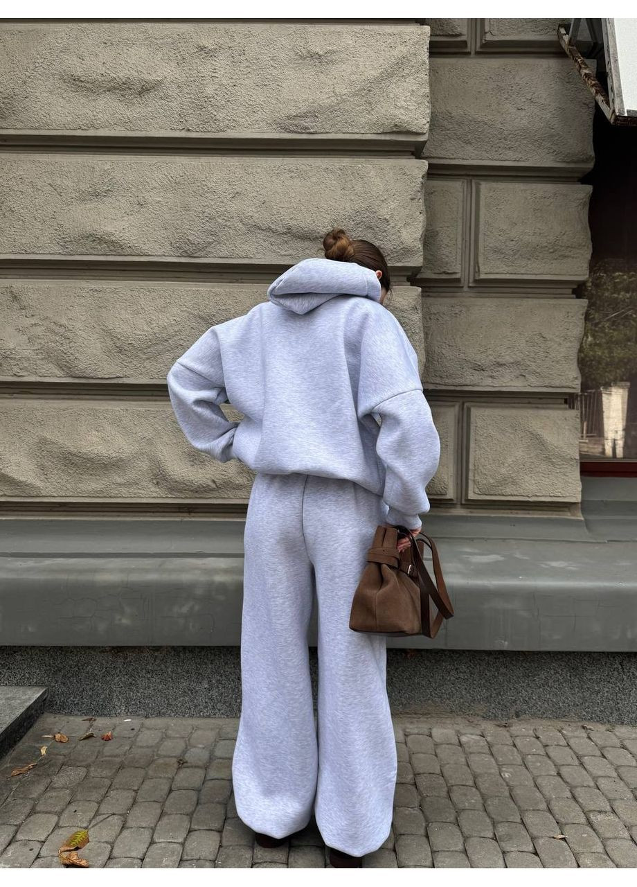 Жіночий спортивний костюм з худі та штанами вільного крою MonCher (362894520)