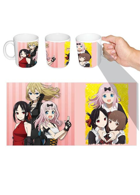 Чашка біла аніме Пані Кагуя У коханні як на війні (z0371) No Brand (327006226)