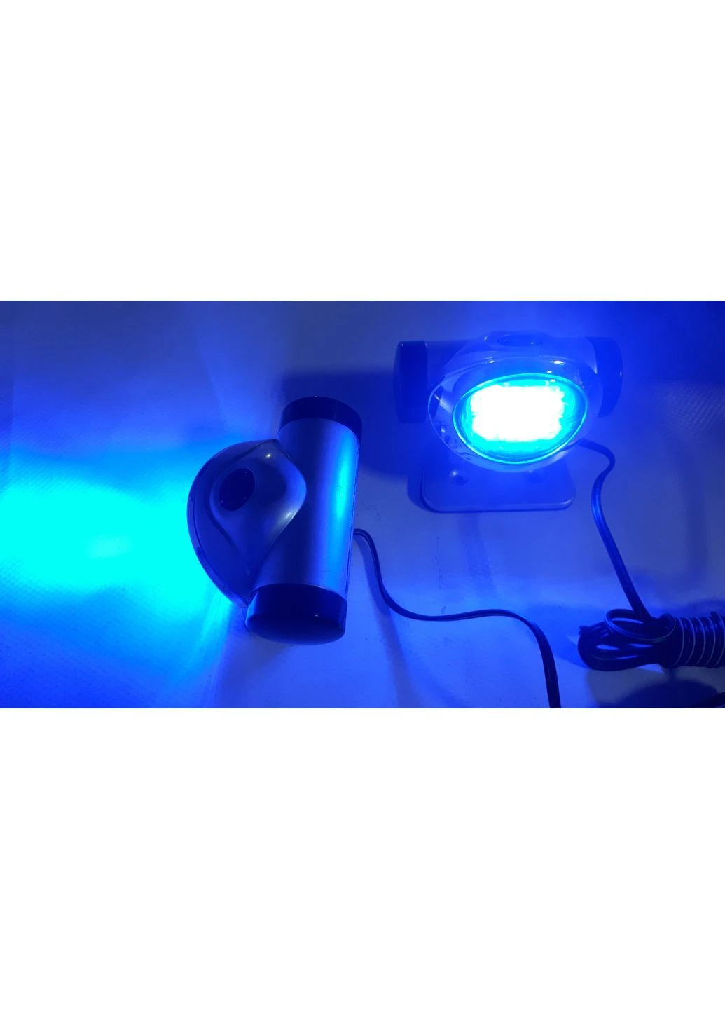 2шт. Подсветка-фонарь внешняя KL-26 2x7LED Blue овал (пара) As (397607342)
