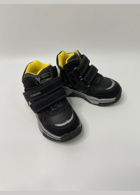 Черные осенние ботинки для мальчиков Kimboo