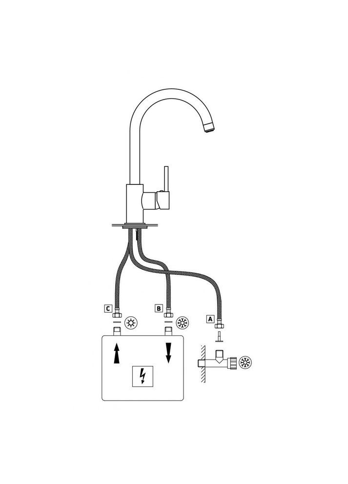 Змішувач для кухонного миття Low Pressure BEZ_062H Deante (314980936)