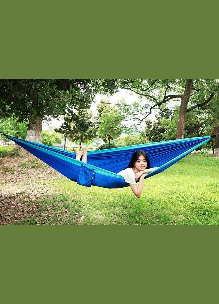 Гамак туристичний підвісний 270x140 см чорний із синім (Н051061) CamP (349844258)