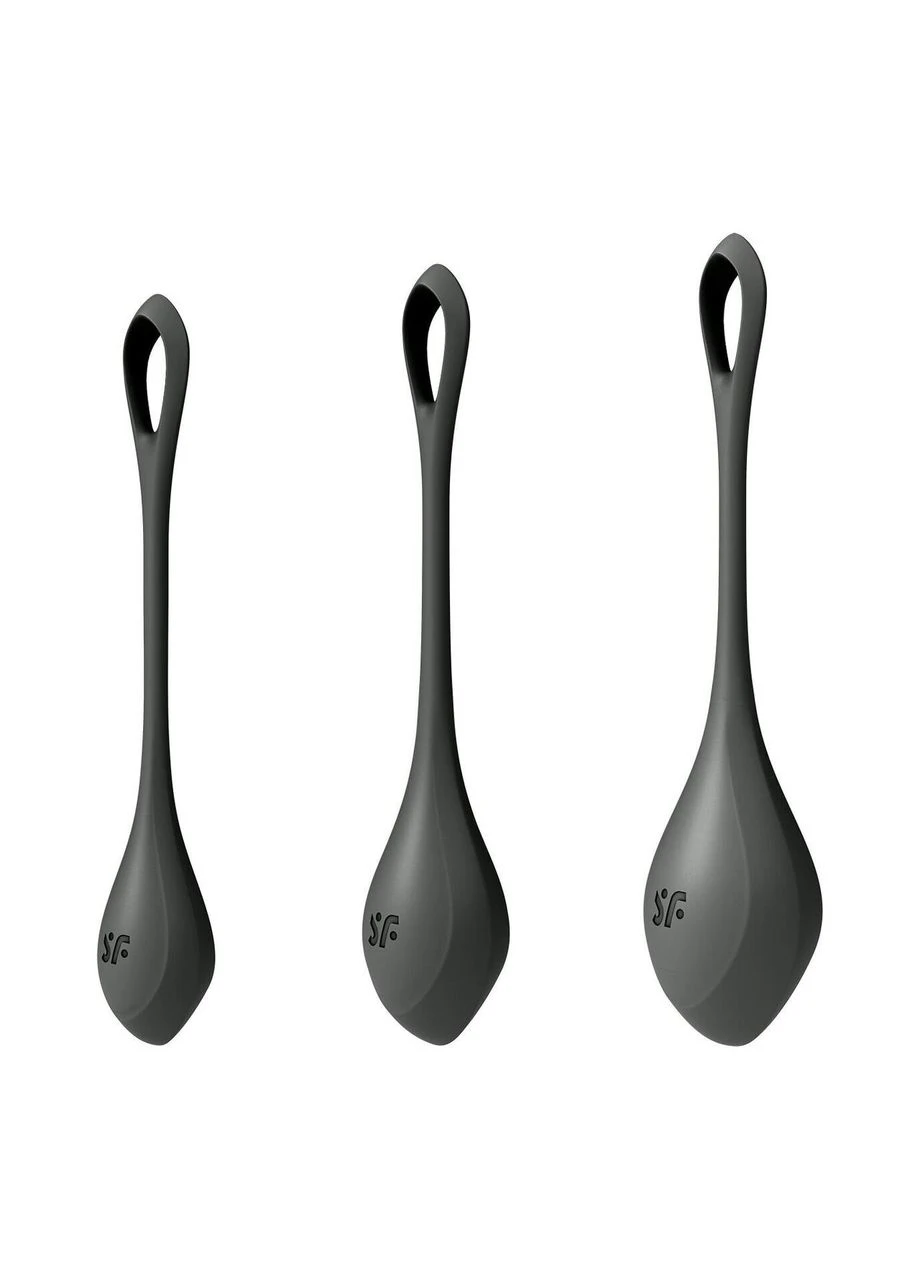 Набір йоні намистин Yoni Power 2 Black (м'ята упаковка) Satisfyer (303882961)