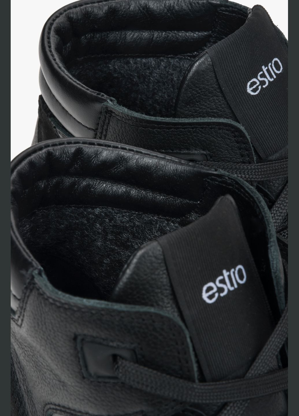 Черные осенние ботинки, цвет черный Estro