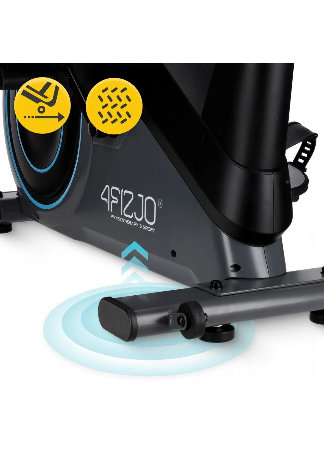 Велотренажер магнітний Pro+ TBIKE05 Black/Blue () 4FIZJO P-5905973401630 (380887197)