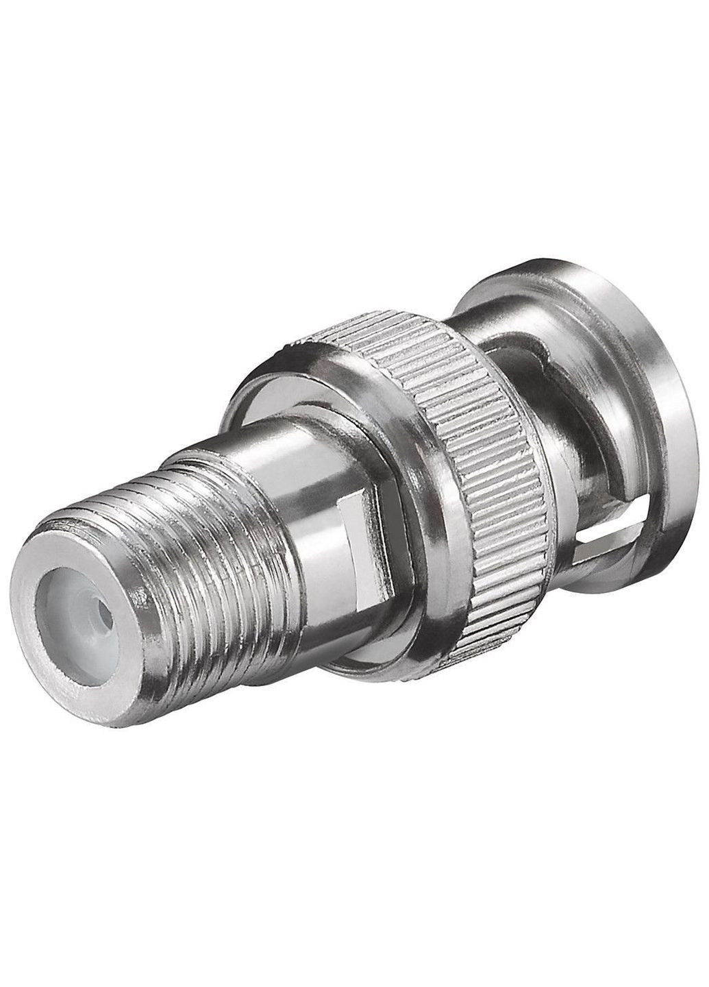 Перехідник антенний BNC/75ohm RF:F M/F (тато/мама) адаптер прямий HD SDI Zinc Goobay (369645471)