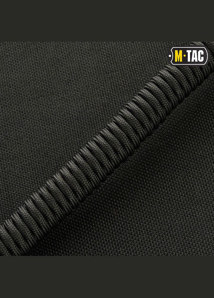 Шнур страховочный Medium комбинированый с D-кольцом черный M-TAC (315047314)