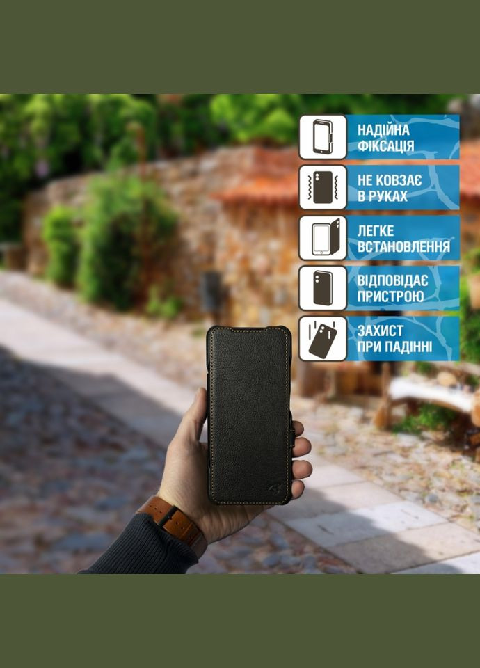 Чохол книжка Premium для Realme 13 Pro Чорний (77910) Stenk (305665506)