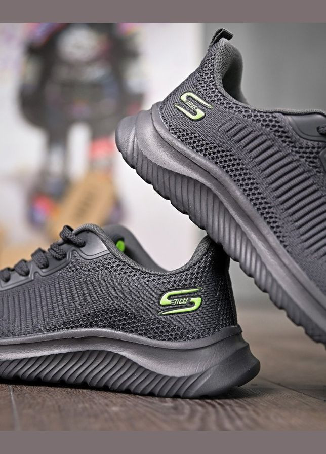 Серые летние стильные мужские кроссовки летние сетка серые Freedom