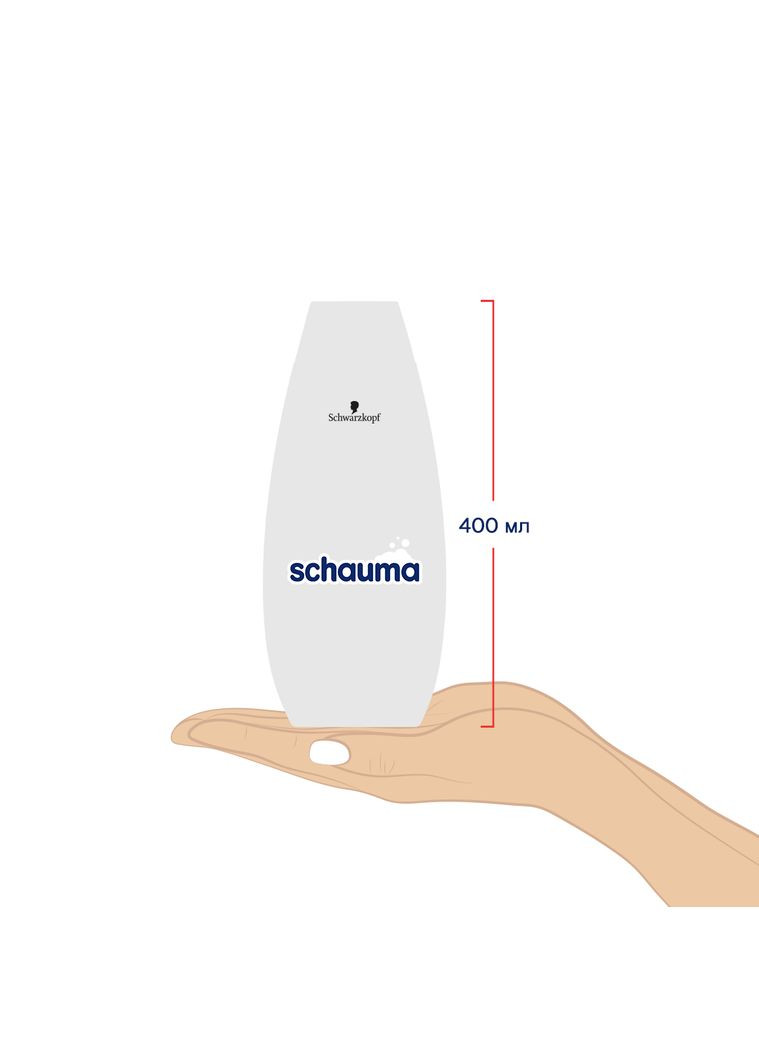 Шампунь для тонких и ослабленных волос Herb&Volume, 400 мл Schauma (328400909)