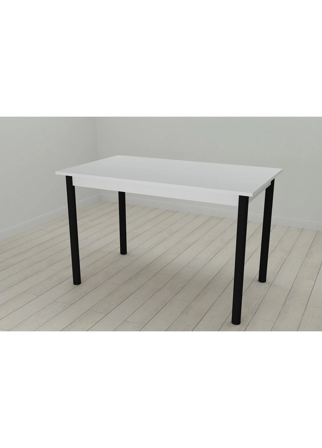 Стіл кухонний Беніта 75x120x80 Чорний ДСП Біле 16мм (FRD-106290) Ferrum-decor (398832899)