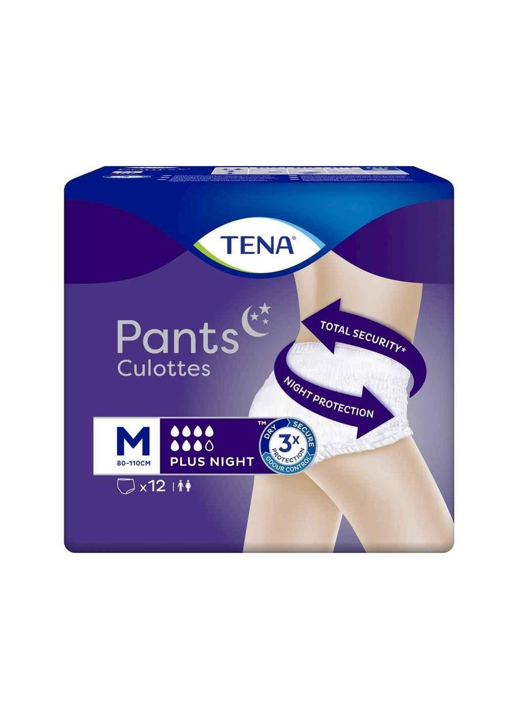Підгузн-труси д/дорос Pants Plus Night Medium 12шт 7крап ТМ Tena (364208740)