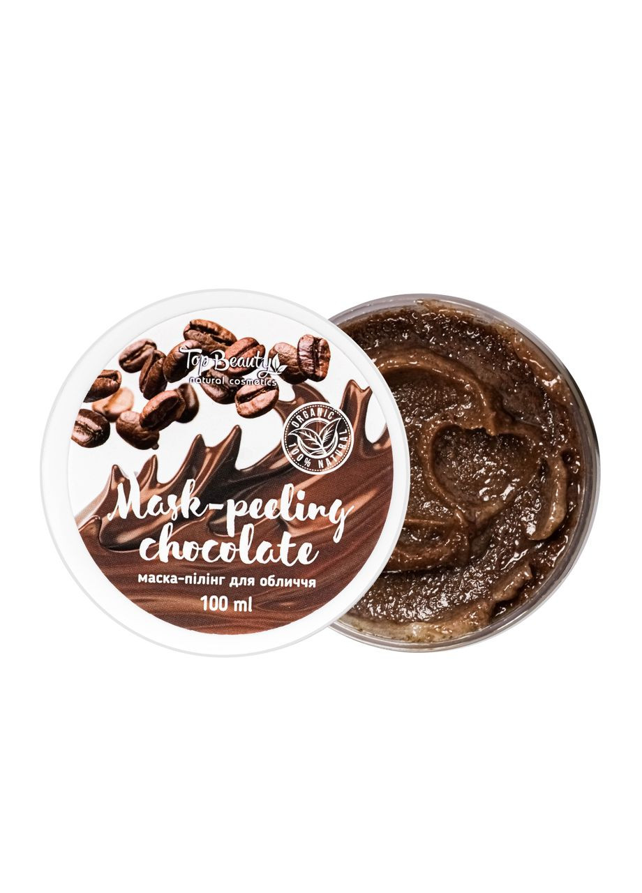 Маска пілінг для обличчя Mask-Peeling Chocolate з ефектом ліфтинга Top Beauty (358223083)