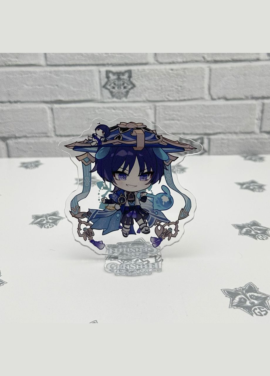 Акрилова колекційна фігурка Chibi Геншин Імпакт - Genshin Impact (Мандрівник Скарамуччі) 2 10 см No Brand (339618231)