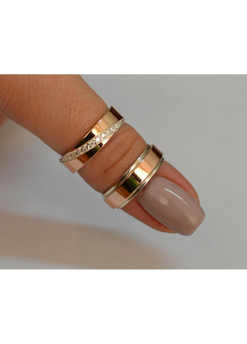 Пара обручок Silver Style (367112666)