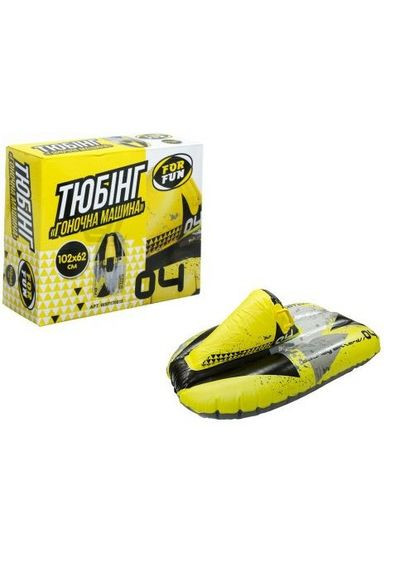 Тюбинг "Гоночная машина", 102 х 62 см No Brand (301648811)