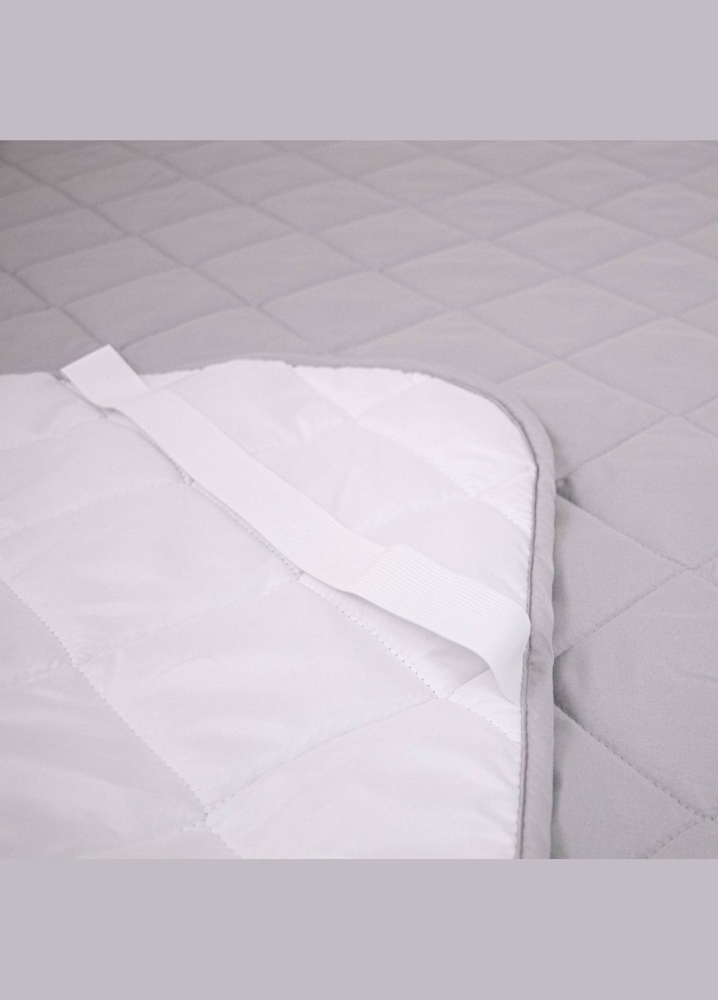 Наматрасник силиконовый на резинке Grey White Руно 828.52СУ_Grey White (305296570)