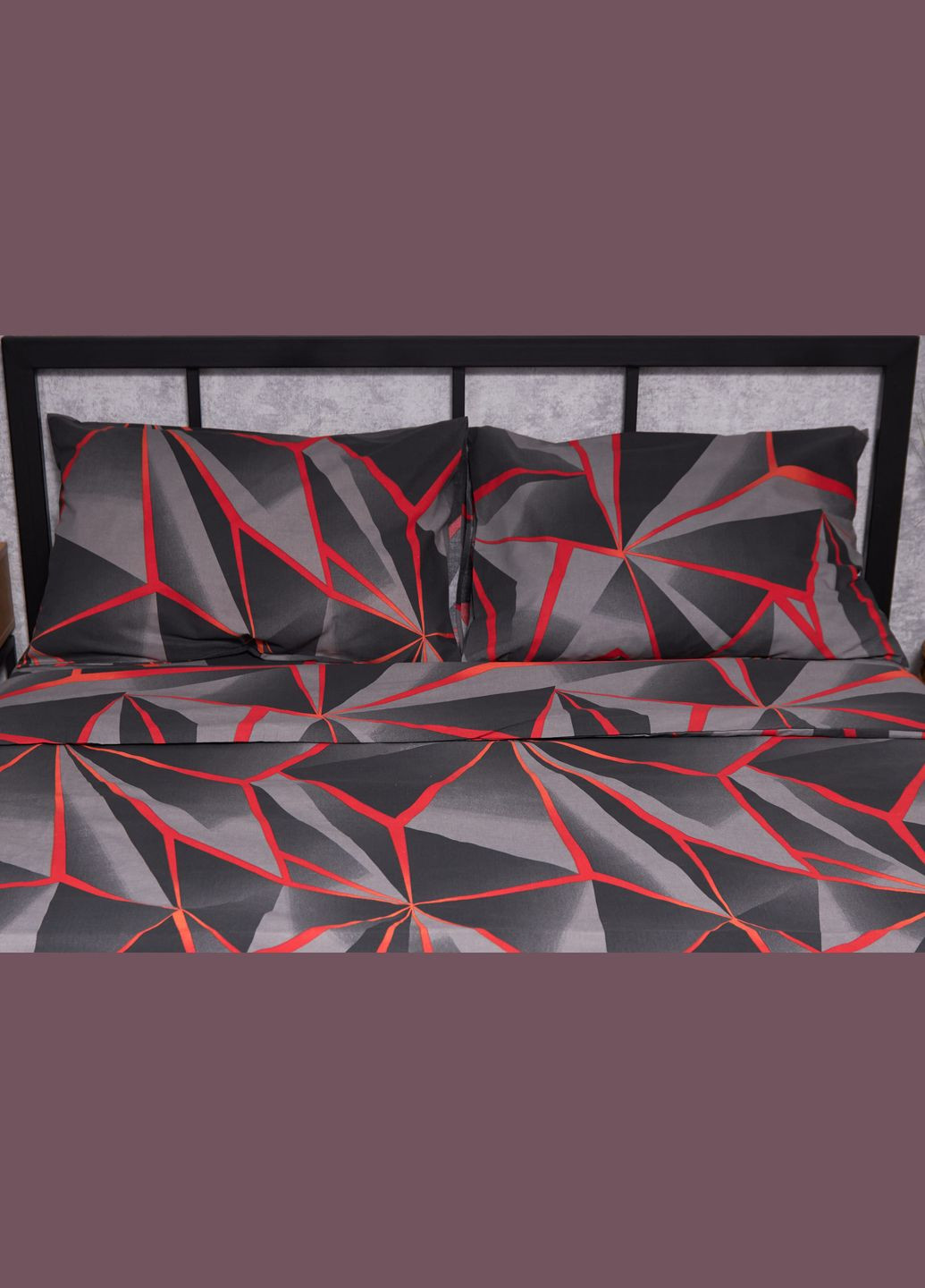 Комплект постельного белья Бязь Gold Люкс «» семейный 160х220х2 наволочки 2х70х70 (MS-820002260) Moon&Star Geometry (286762592)