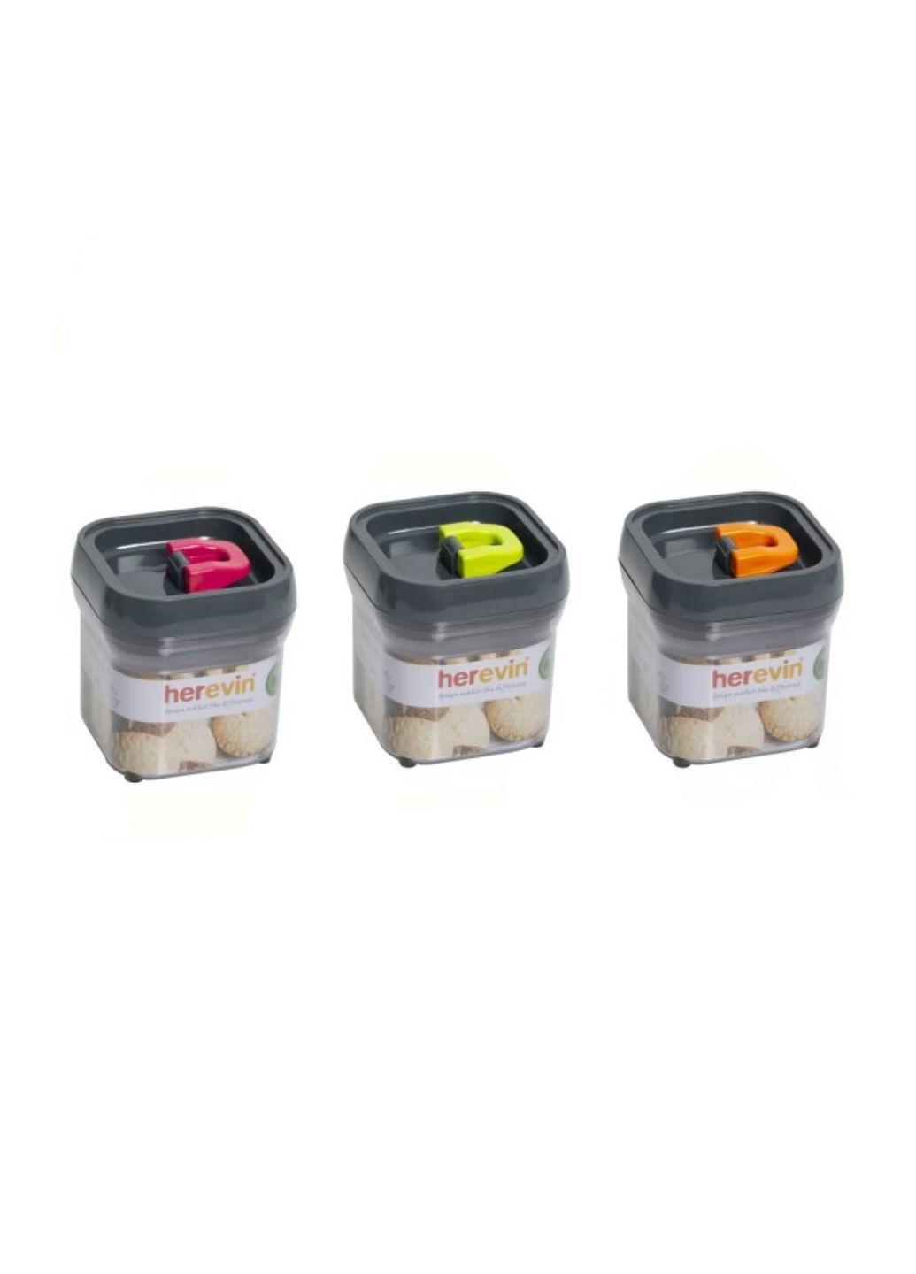 Контейнер пластиковый для пищевых продуктов - цвет разноцветный ЦБ-00249440 Herevin (292630107)