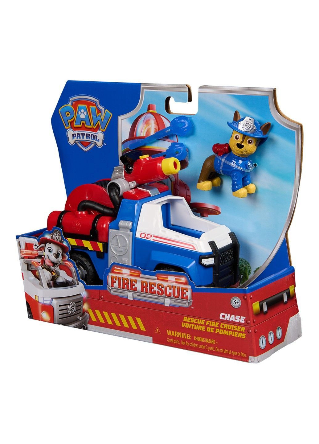 Цуценячий патруль: великий рятувальний автомобіль з водієм Гонщик (Пожежна рятувальна місія) Paw Patrol (365876198)