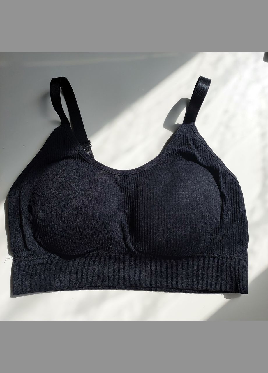 Женский топ в рубчик топик бюстгальтер No Brand (314931178)