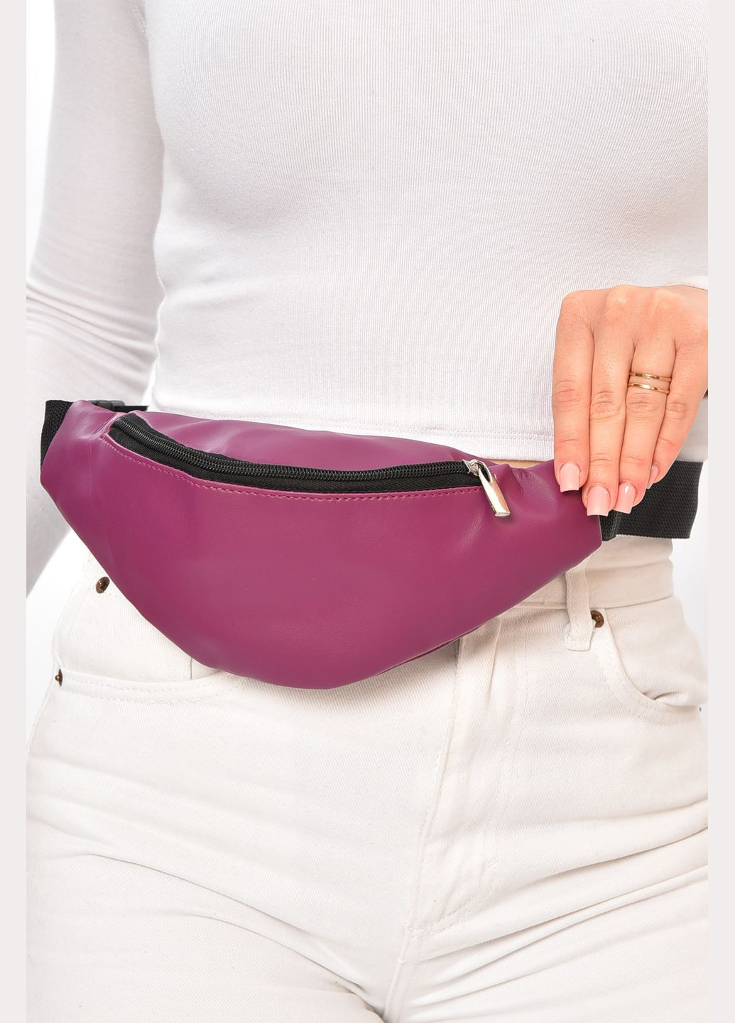 Бананка жіноча темно-бузкового кольору Let's Shop (335007395)