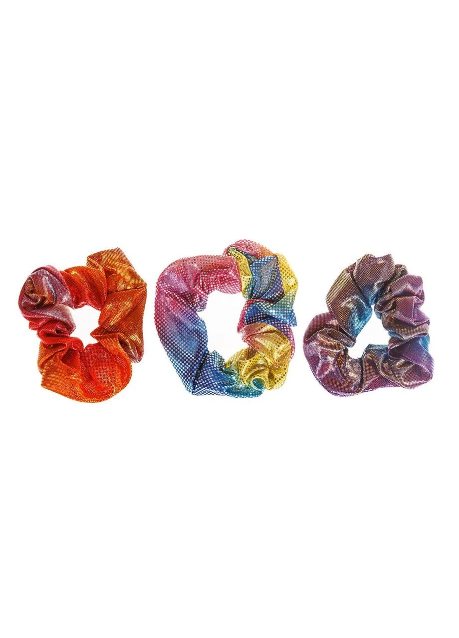 Резинки для волос SCRUNCHIES Голографический взрыв SHOKKY BANDZ (391272134)
