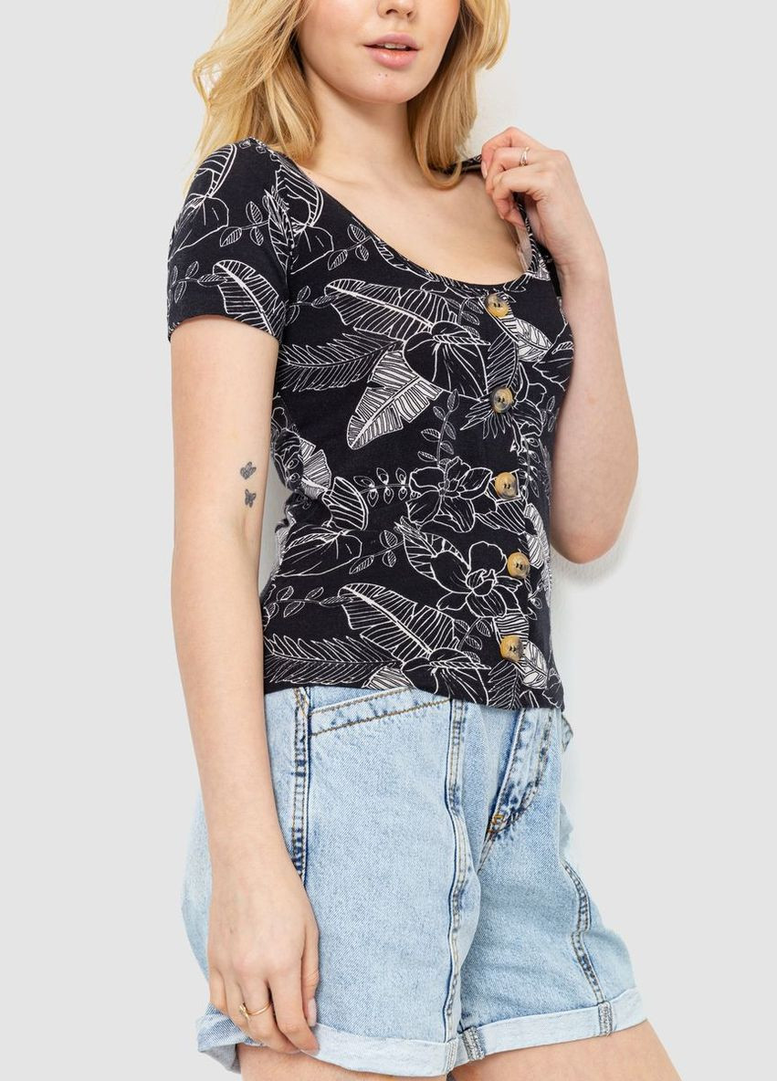 Футболка-топ женская с принтом, Ager - (317426677)