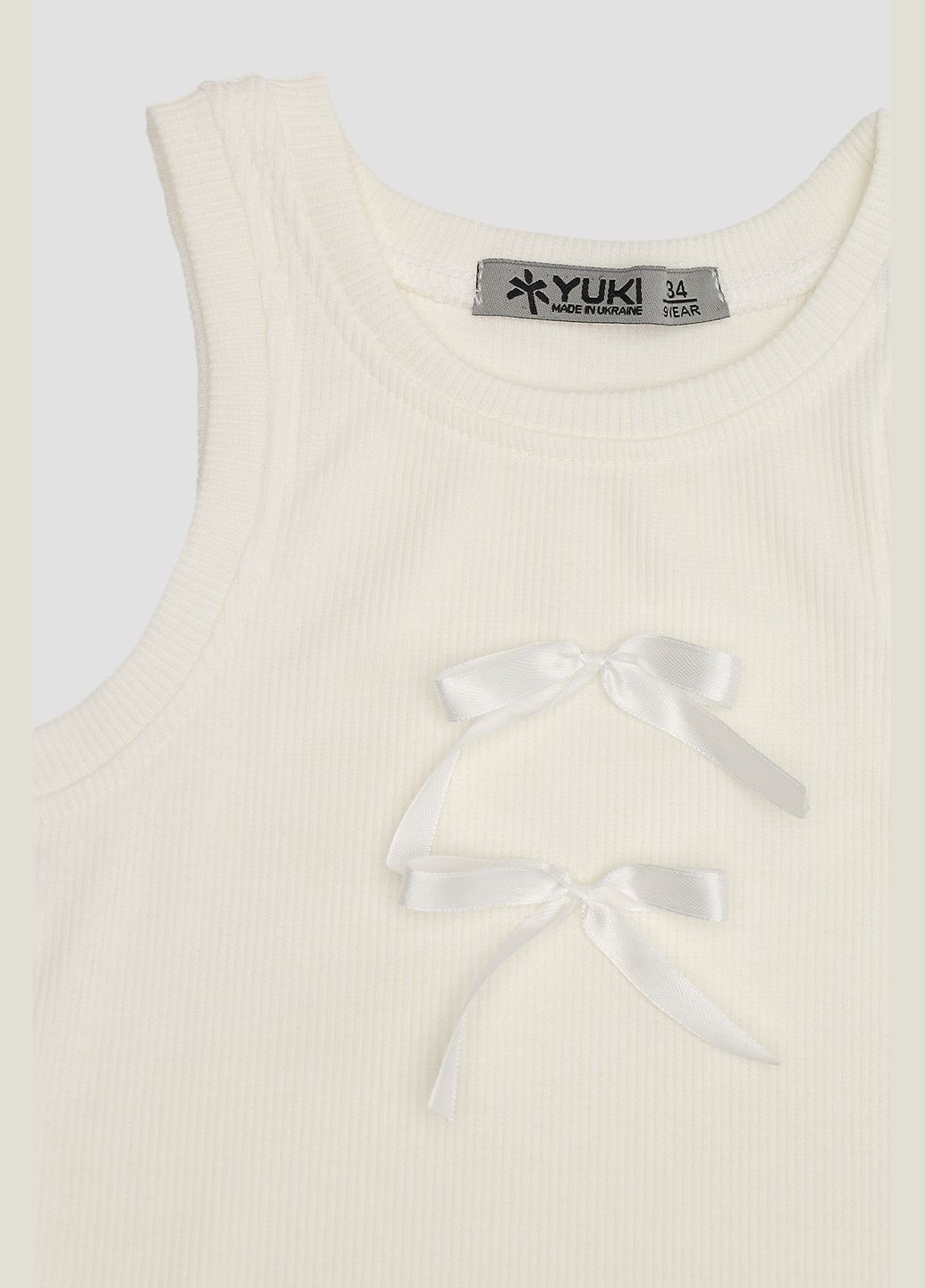 Топ для девочки цвет молочный CB-00273438 Yuki (330222682)