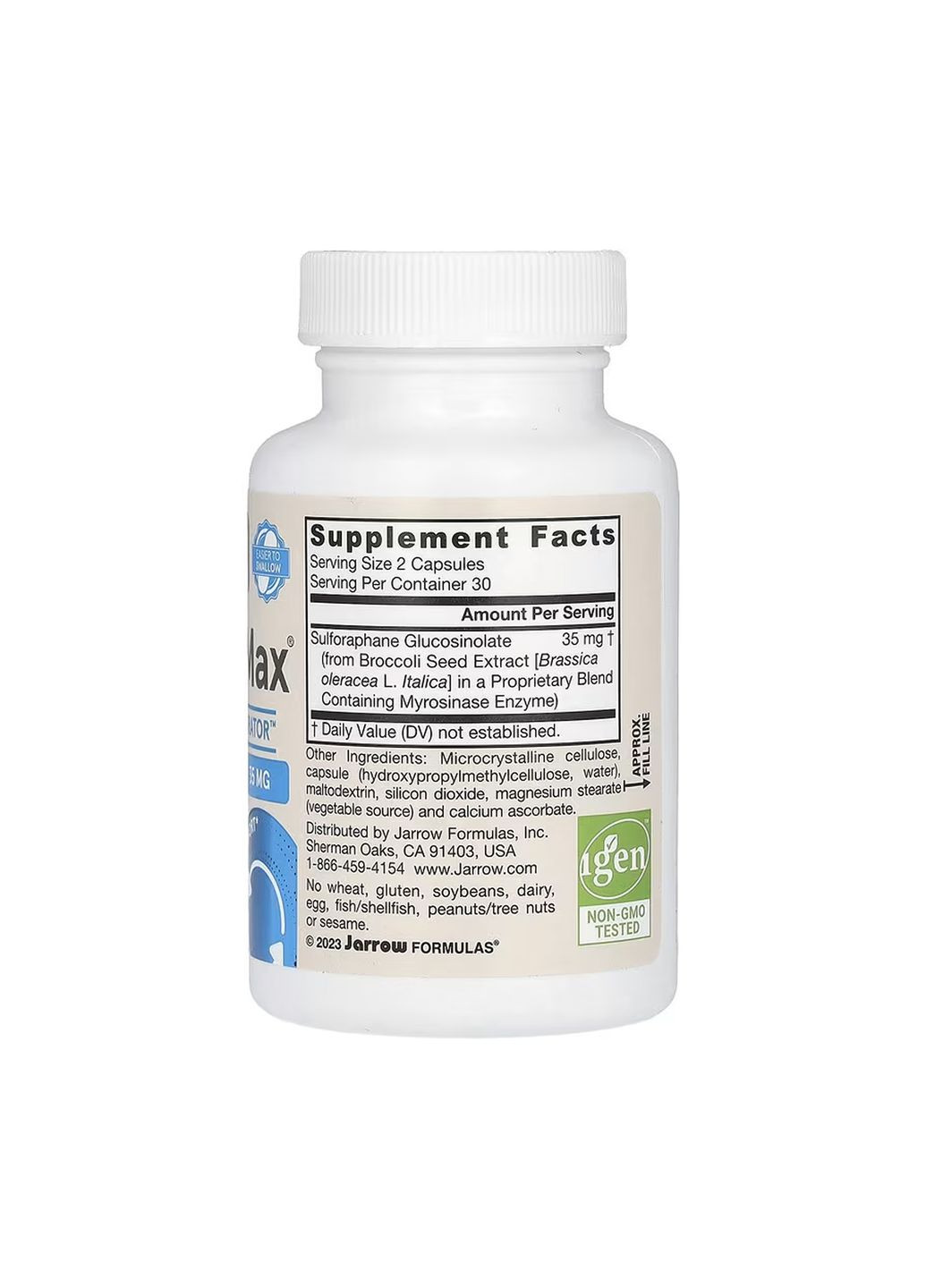 Биодобавка для печени BroccoMax 17.5 мг 60 капсул без ГМО Jarrow Formulas (367957623)