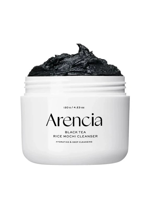 Пінка для вмивання з активованим вугіллям Black Tea & Yuzu Rice Mochi Cleanser, 120 г Arencia (350627718)