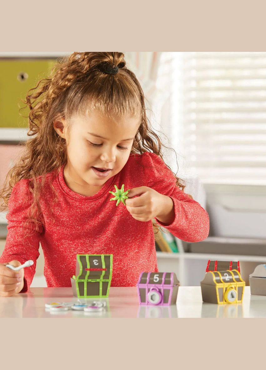 Игровой набор для сортировки и счета «Пиратские сокровища» Learning Resources (346392007)