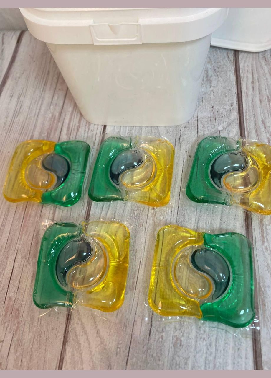 Кисневи відбілювач Диво порошок + Капсула для прання 4в1 Pro Wosh Универсальні 3 шт Чарівниця (306555032)