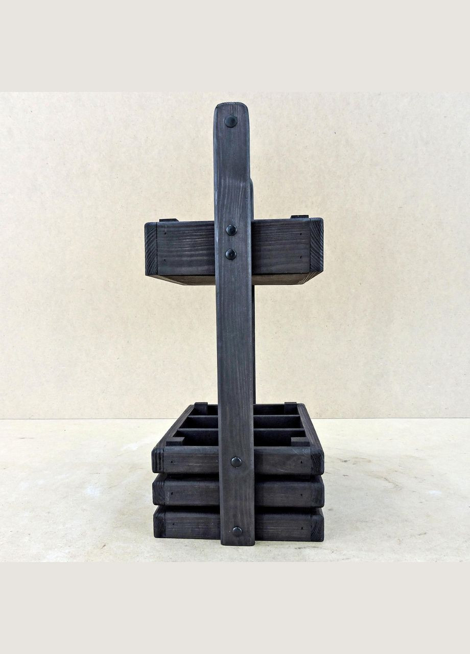 Ящик для переноски напитков из дерева Эльбрус венге (ЯДП-000412) No Brand (328909259)