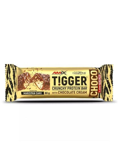 Батончик AMIX Tigger Choco Crunchy Protein Bar, 60 грам - Марципановий торт Amix Nutrition (324608327)
