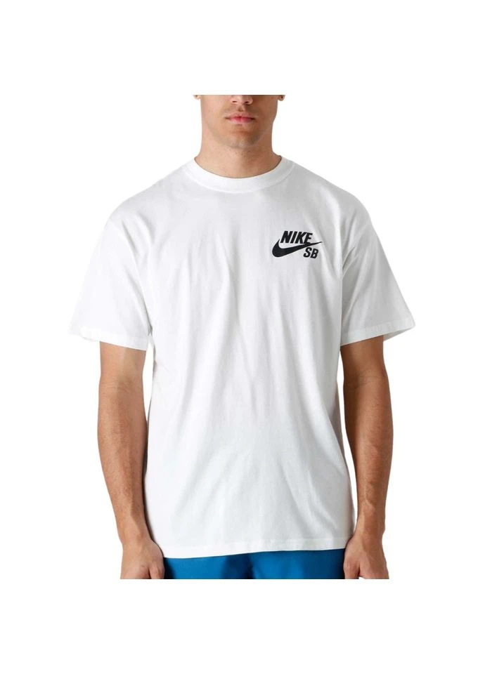 Біла футболка m sb tee logo lbr dc7817-100 Nike