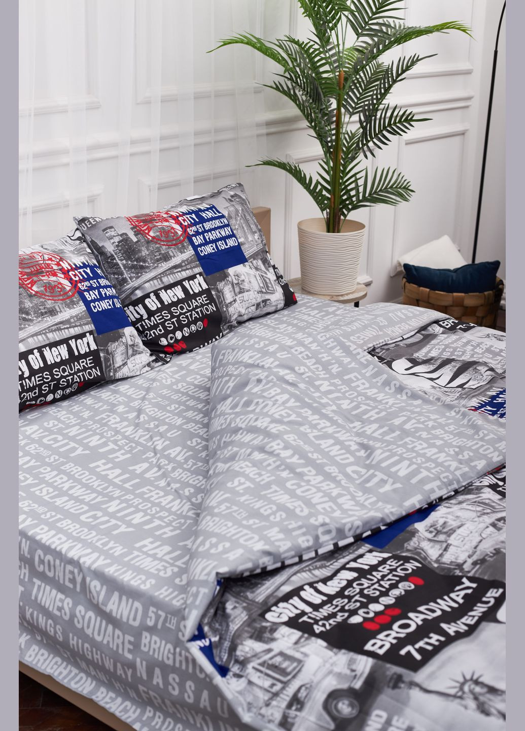 Комплект постельного белья семейный 160х220х2 наволочки 4х70х70 Бязь Gold Люкс (MS-820001245) Moon&Star New York (285718066)