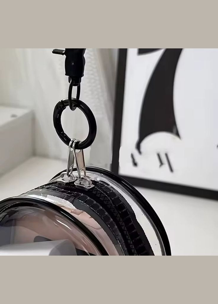 Міні органайзер для зберігання аксесуарів та гаджетів з карабіном для фіксації 11*7*4 см Чорний No Brand (339110983)