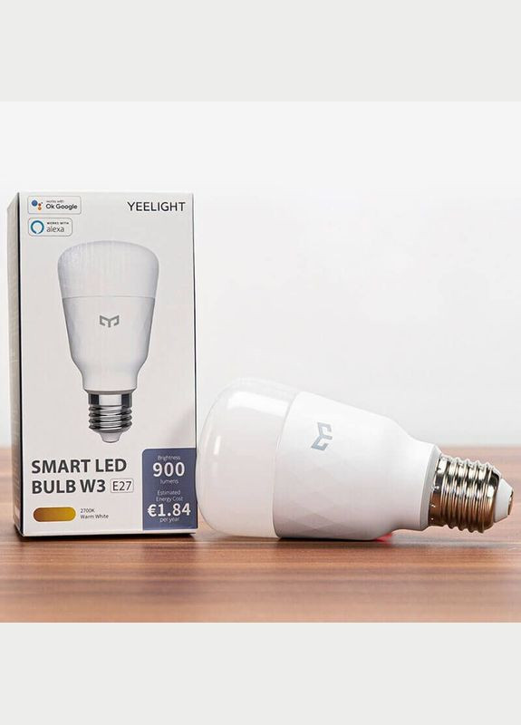 Світлодіодна лампа Smart Bulb W3 тільки біле світло (YLDP007) Yeelight (280876457)