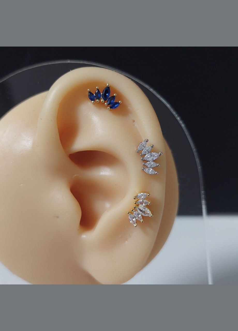 Серьга лабрета для пирсинга уха, хряща, хеликса DeKolie (297669801)