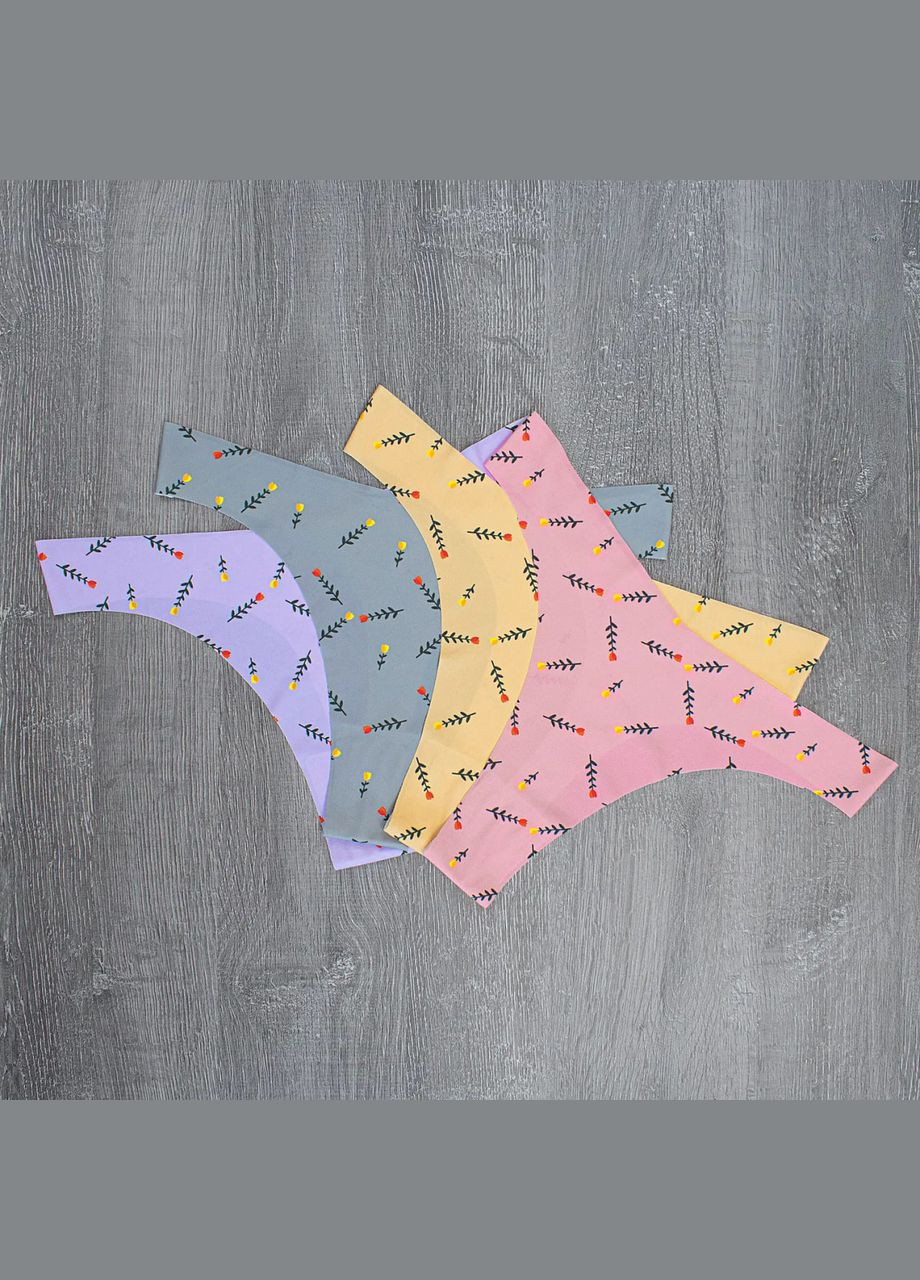 Бесшовные стринги с узкими боками комплект 6 шт No Brand Стрінги (316230133)