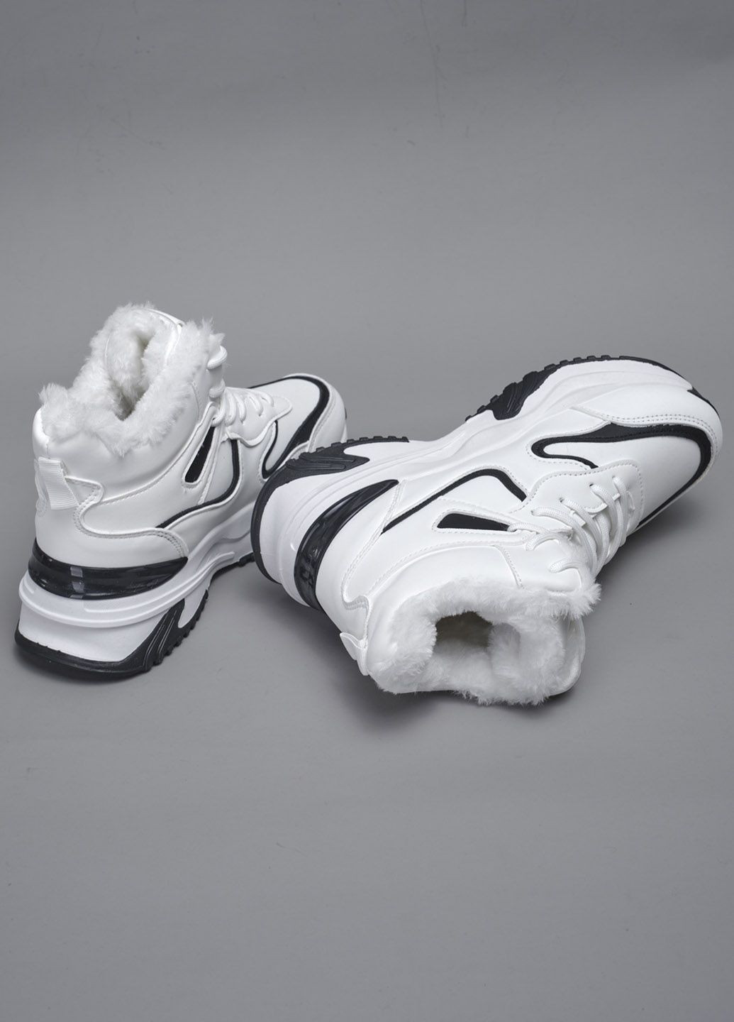 Білі зимовий кросівки зимові високі 3936 Power