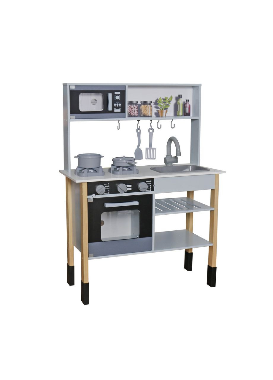 Ігровий набір дитяча кухня Меріда Сірий зі звуковими та світловими ефектами AVKO (329444470)