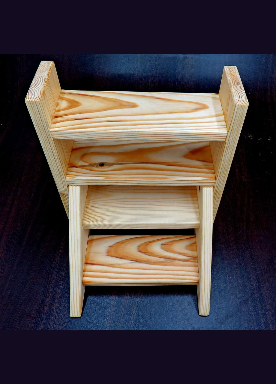 Підставка для квітів з дерева Канарія ваніль (ЦВП-000902) No Brand (328225596)